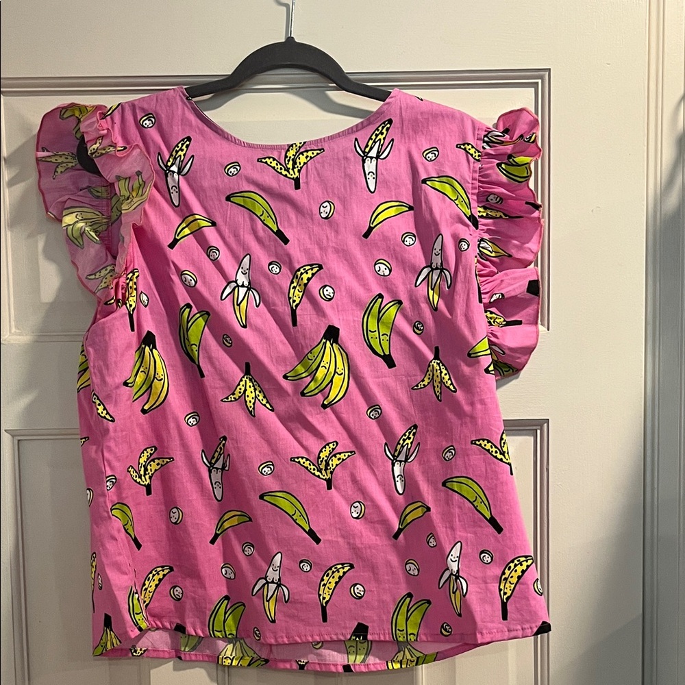 Nooworks Bananas with Boobies Ruffle Top